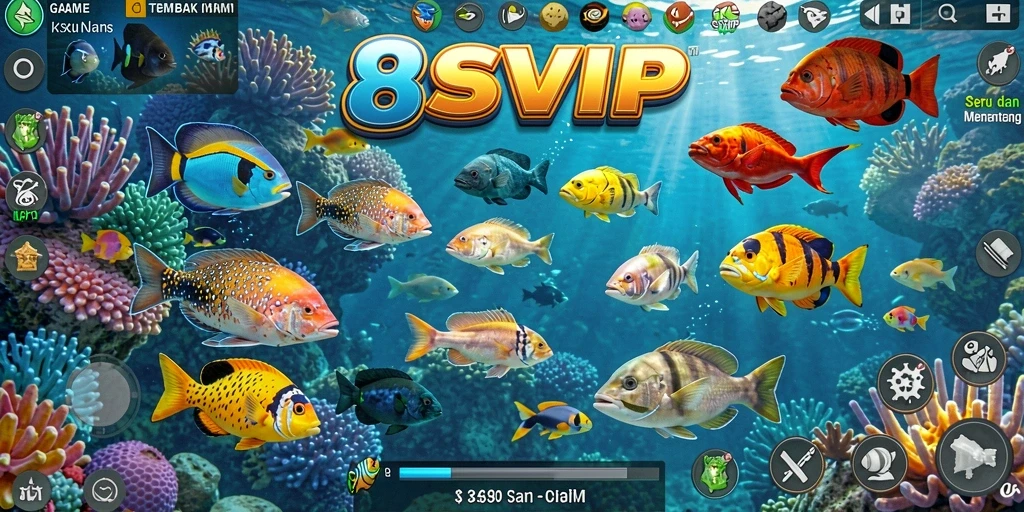 Gameplay seru dalam game Tembak Ikan 8SVIP.