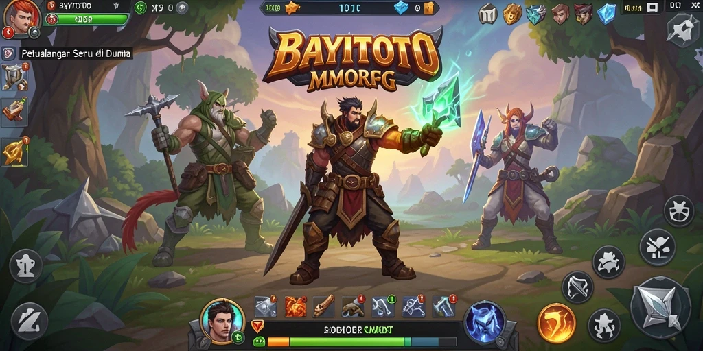 Tampilan gameplay seru dalam dunia MMORPG BAYITOTO.