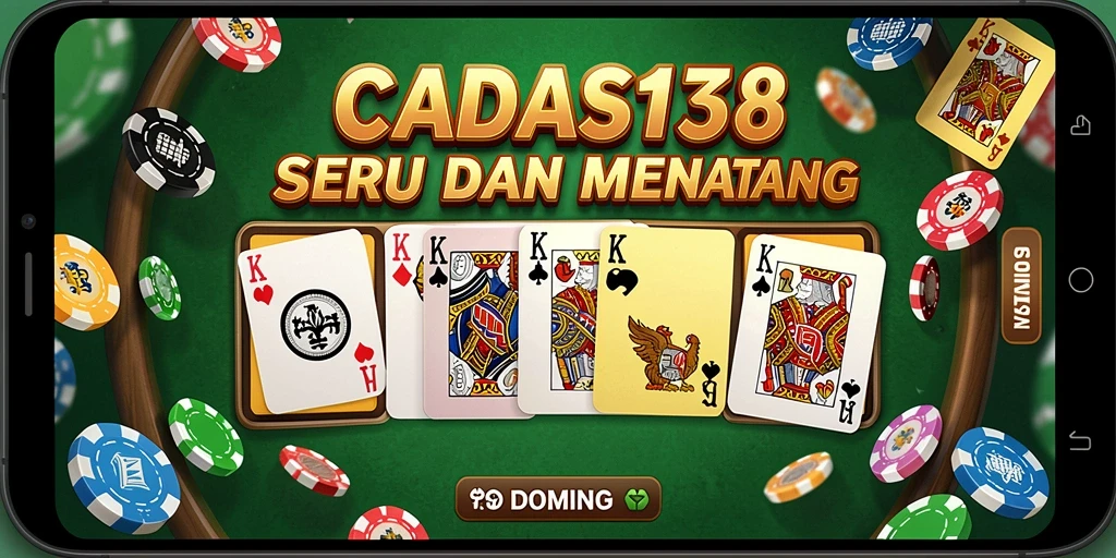 Tampilan gameplay seru dari CADAS138 memperlihatkan pertarungan Domino.