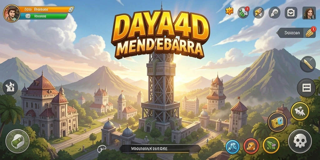 Tampilan gameplay mendebarkan dalam game Tower Defense.