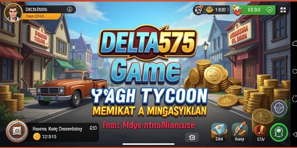Tampilan menarik dari gameplay Tycoon dalam DELTA575.