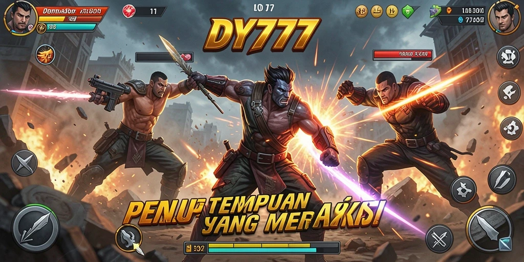 Gameplay aksi yang mendebarkan dalam DY777.