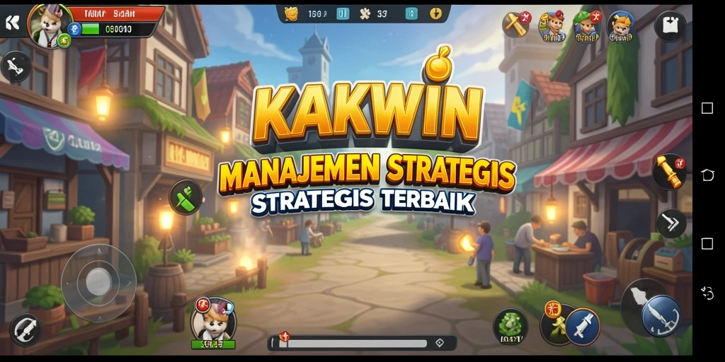 Tampilan seru gameplay KAKWIN dengan strategi yang mendalam.