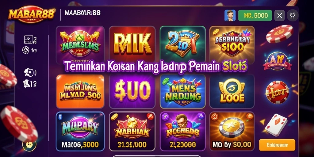 Tampilan menarik gameplay slot MABAR88 dengan fitur bonus.