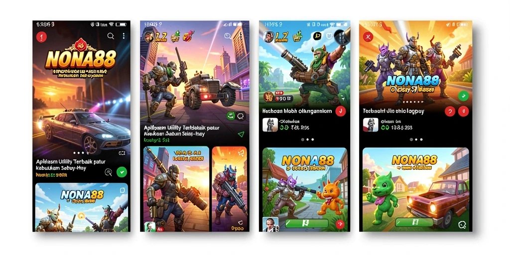 Screenshot NONA88 menampilkan antarmuka aplikasi Utility yang intuitif.