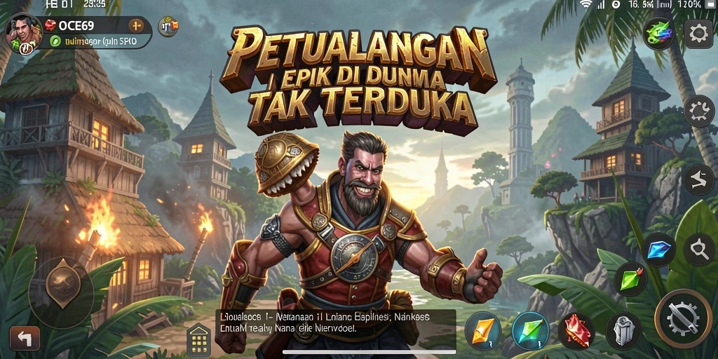 Tampilan gameplay OCE69 yang menegangkan dan penuh aksi.