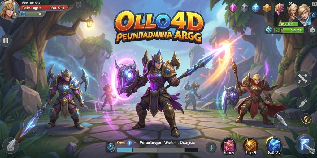 Tampilan gameplay ARPG yang mendebarkan di OLLO4D.
