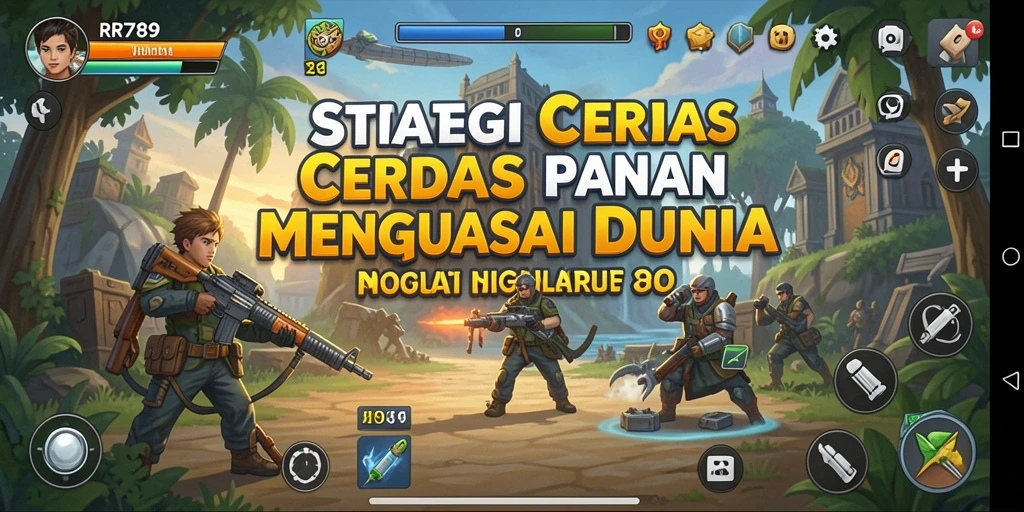 Tampilan gameplay RR789 menampilkan strategi dan pertempuran yang mendebarkan.