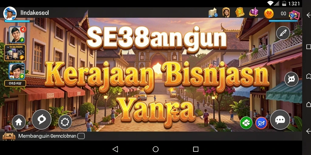 Screenshot SE328 menampilkan serunya gameplay membangun bisnis.