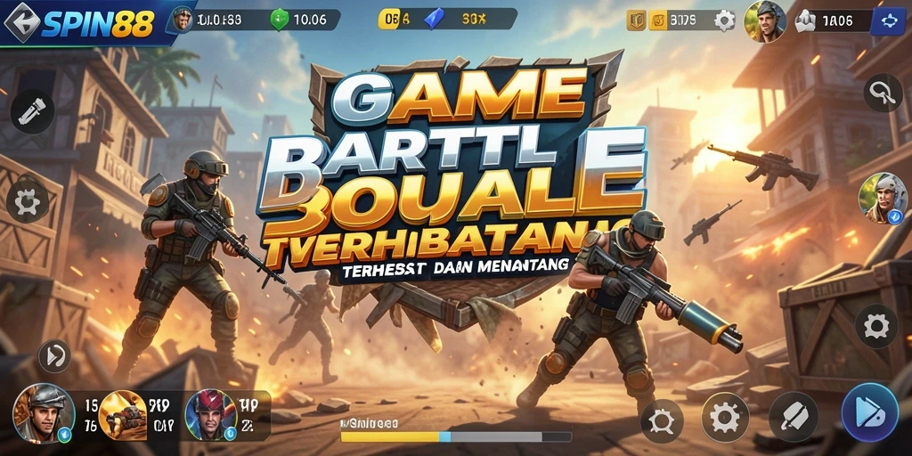 Screenshot gameplay SPIN88 yang intens dan mendebarkan.