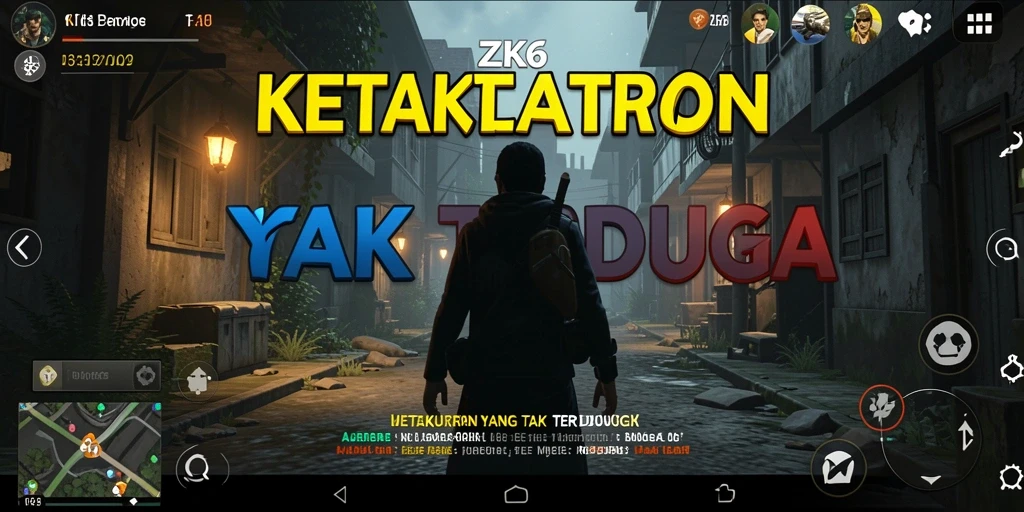 Screenshot ZK6 menampilkan momen menegangkan di tengah kegelapan.